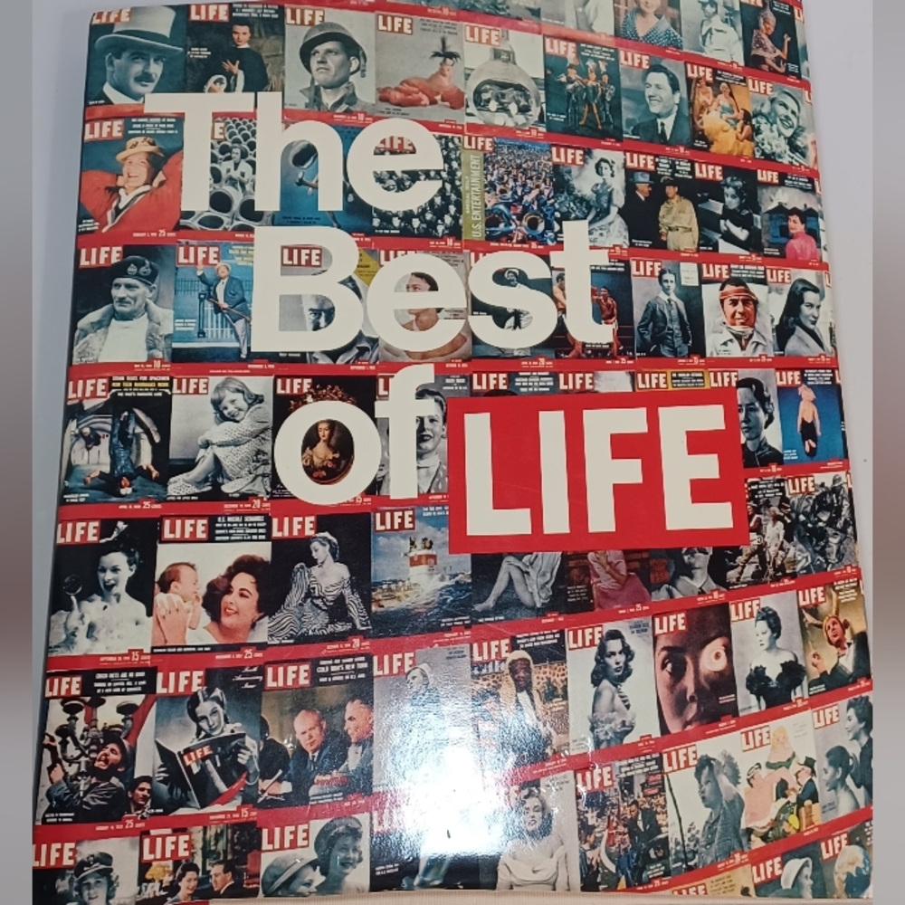 Vintage Coffe Table Book, The Best of LIFE 1973 Book By Time-Life